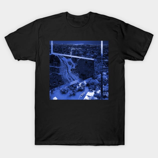 waterbreak collage of the wetland city ecopop architectural artsy T-Shirt by jorge_lebeau